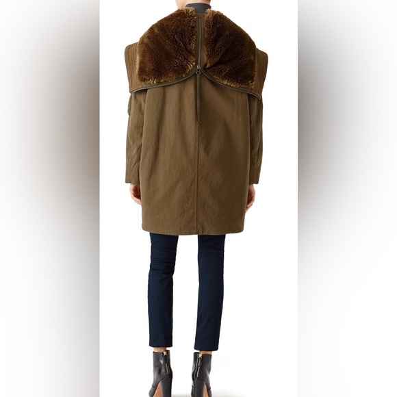 Vince Olive Military Parka Women’s Sz Med - Picture 2 of 7